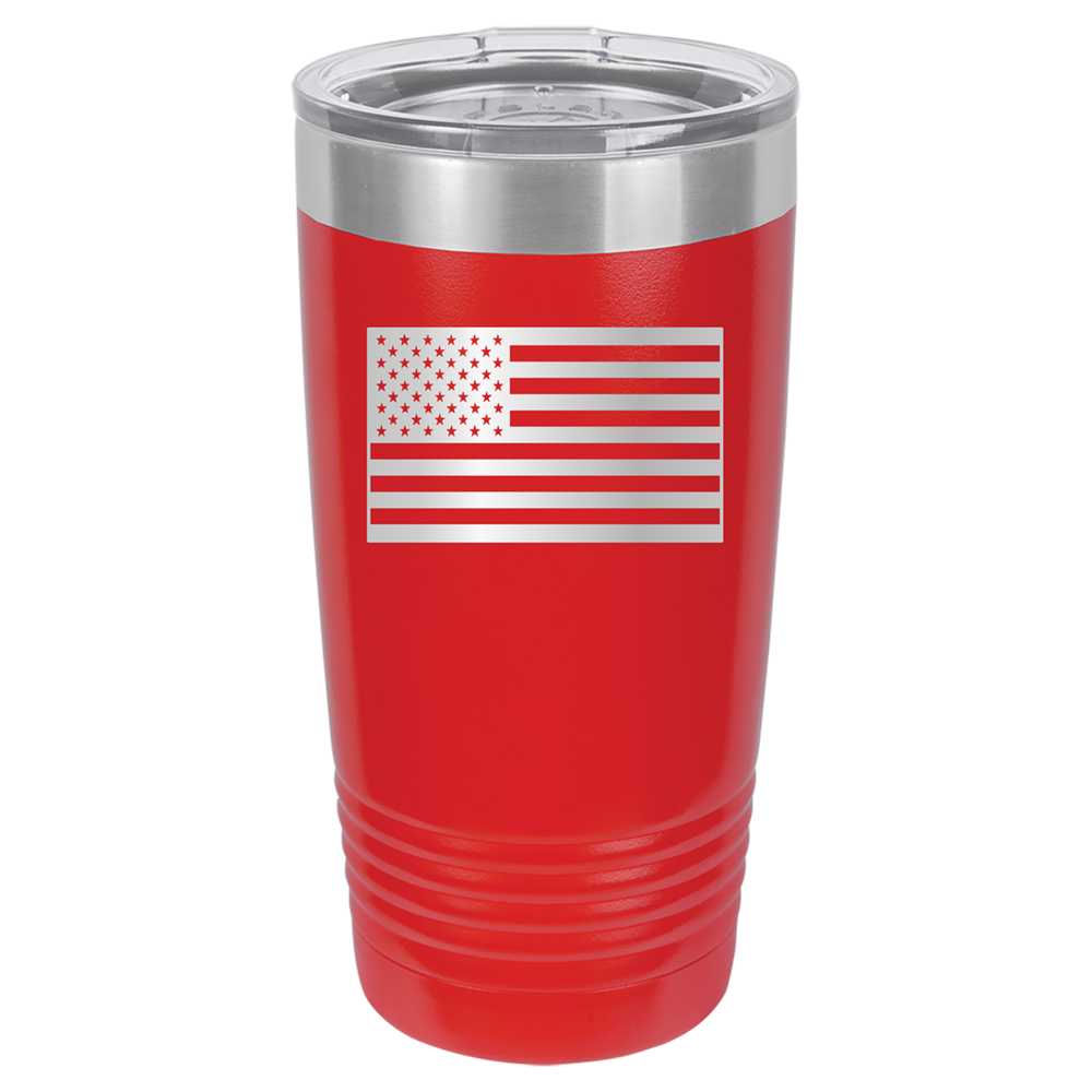 YETI Rambler 20 oz Tumbler Red American Flag